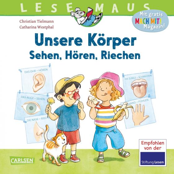 Cover-Bild LESEMAUS 168: Unsere Körper – Sehen, Hören, Riechen