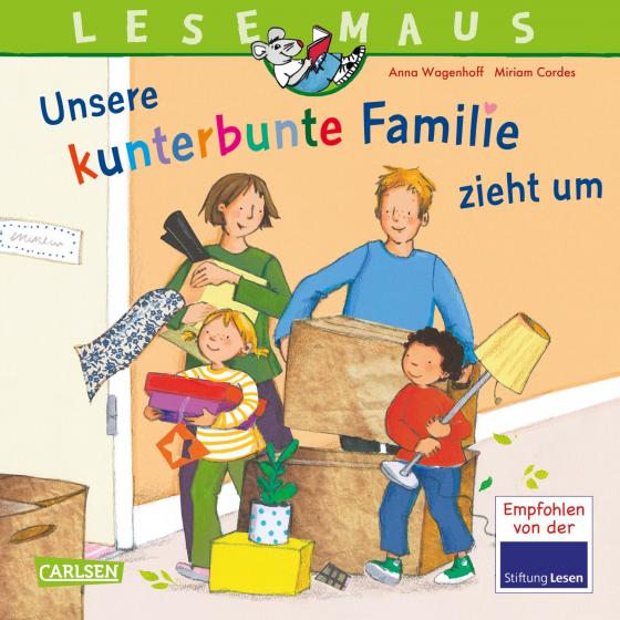 Cover-Bild LESEMAUS 171: Unsere kunterbunte Familie zieht um