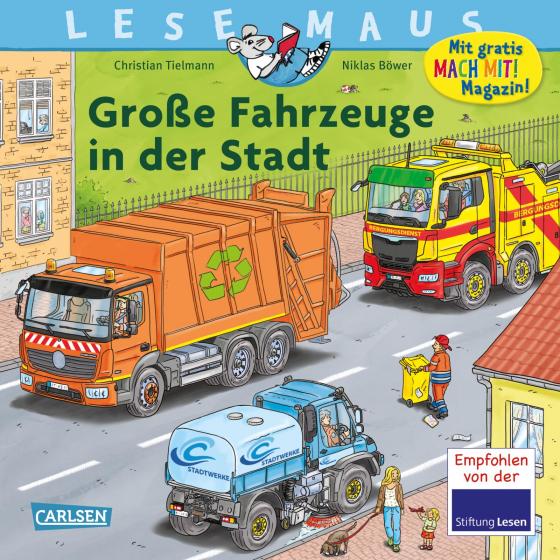 Cover-Bild LESEMAUS 188: Große Fahrzeuge in der Stadt