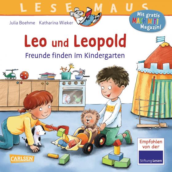 Cover-Bild LESEMAUS 194: Leo und Leopold - Freunde finden im Kindergarten