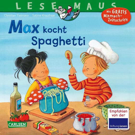 Cover-Bild LESEMAUS 62: Max kocht Spaghetti