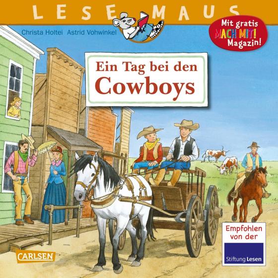 Cover-Bild LESEMAUS 91: Ein Tag bei den Cowboys