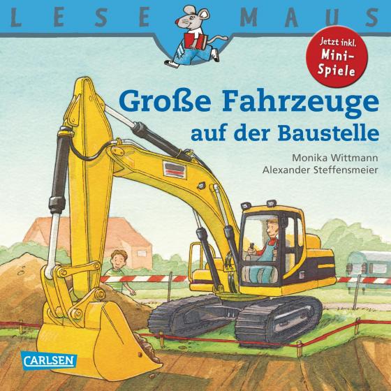 Cover-Bild LESEMAUS: Große Fahrzeuge auf der Baustelle