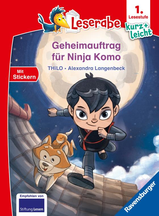 Cover-Bild Leserabe - 1. Lesestufe Kurz und leicht - Geheimauftrag für Ninja Komo