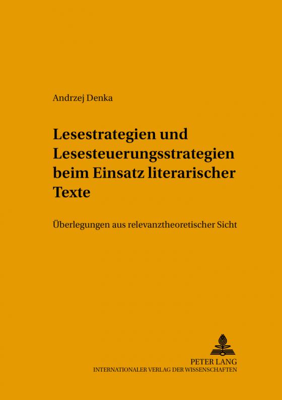 Cover-Bild Lesestrategien und Lesesteuerungsstrategien beim Einsatz literarischer Texte im Fremdsprachenunterricht
