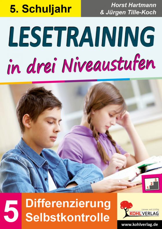 Cover-Bild Lesetraining in drei Niveaustufen / Klasse 5