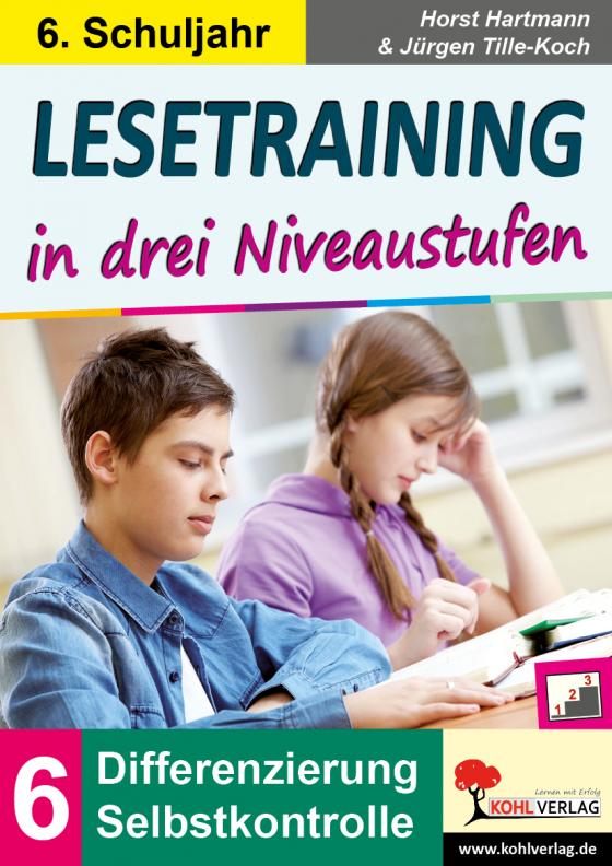 Cover-Bild Lesetraining in drei Niveaustufen / Klasse 6