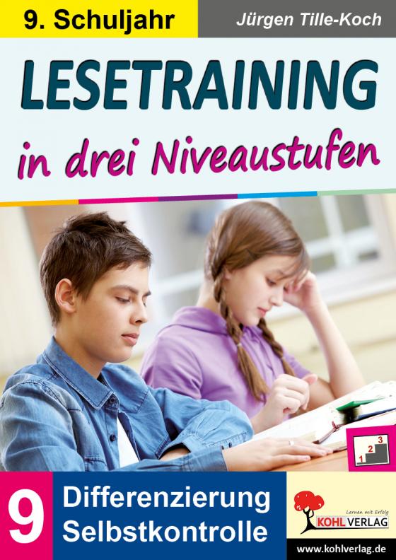 Cover-Bild Lesetraining in drei Niveaustufen / Klasse 9