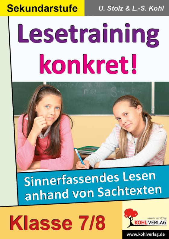 Cover-Bild Lesetraining konkret! / Klasse 7-8