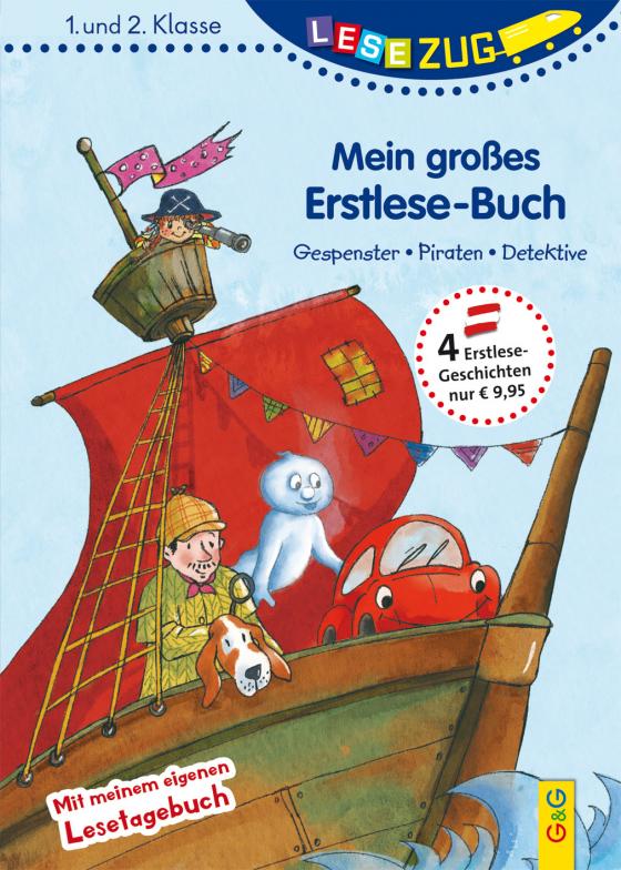 Cover-Bild LESEZUG/1.-2. Klasse: Mein großes Erstlese-Buch - Gespenster, Piraten, Detektive