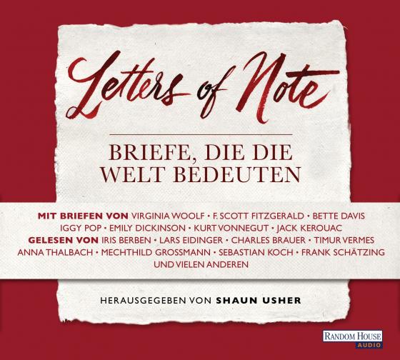 Cover-Bild Letters of Note - Briefe, die die Welt bedeuten