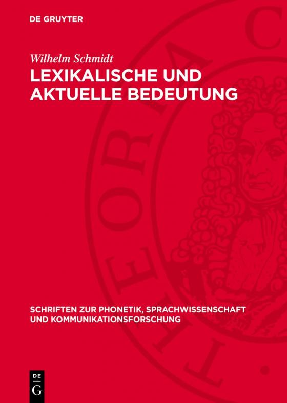 Cover-Bild Lexikalische und aktuelle Bedeutung