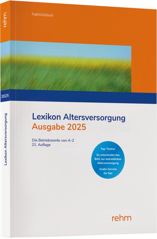 Cover-Bild Lexikon Altersversorgung 2025