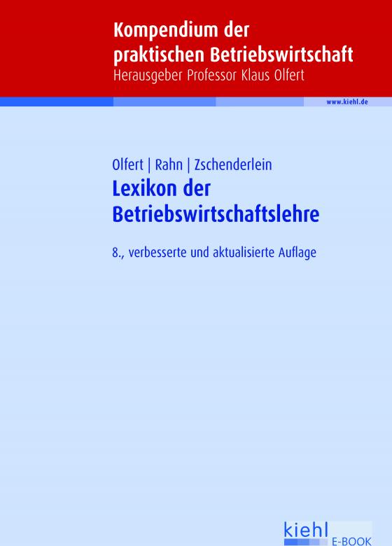 Cover-Bild Lexikon der Betriebswirtschaftslehre