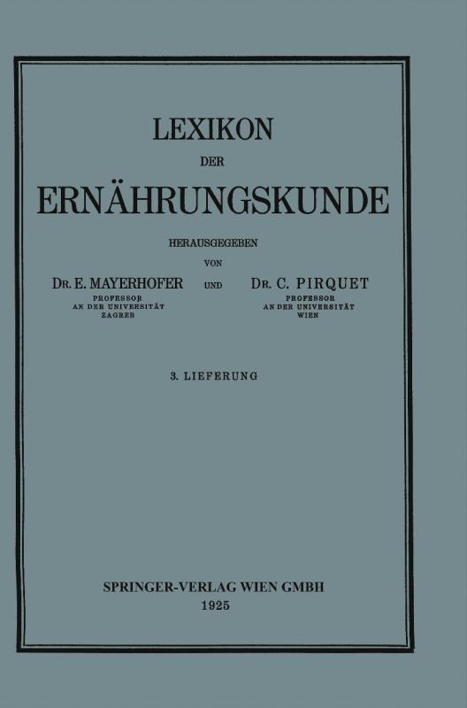 Cover-Bild Lexikon der Ernährungskunde