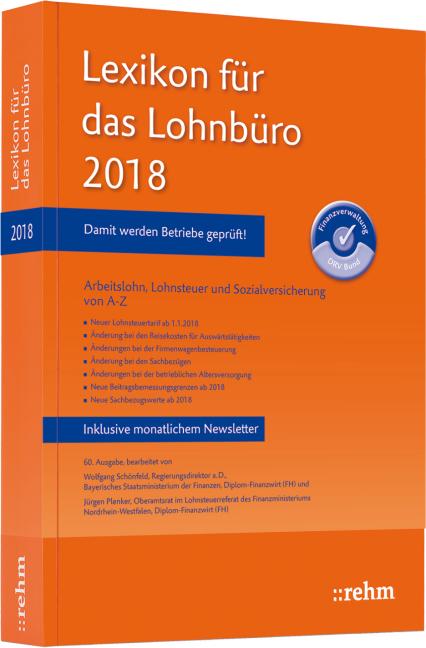 Cover-Bild Lexikon für das Lohnbüro 2018