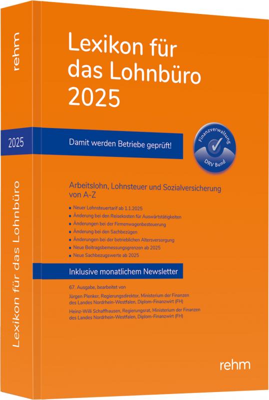 Cover-Bild Lexikon für das Lohnbüro 2025