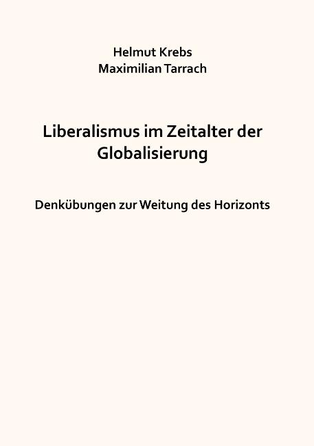 Cover-Bild Liberalismus im Zeitalter der Globalisierung