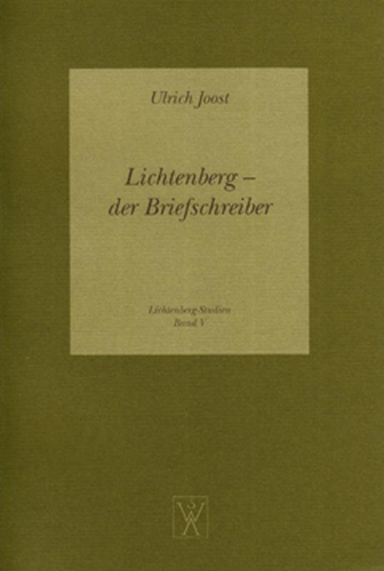 Cover-Bild Lichtenberg - Der Briefschreiber