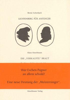 Cover-Bild Lichtenberg für Anfänger /Die verkaufte Braut