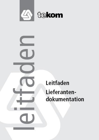 Cover-Bild Lieferantendokumentation