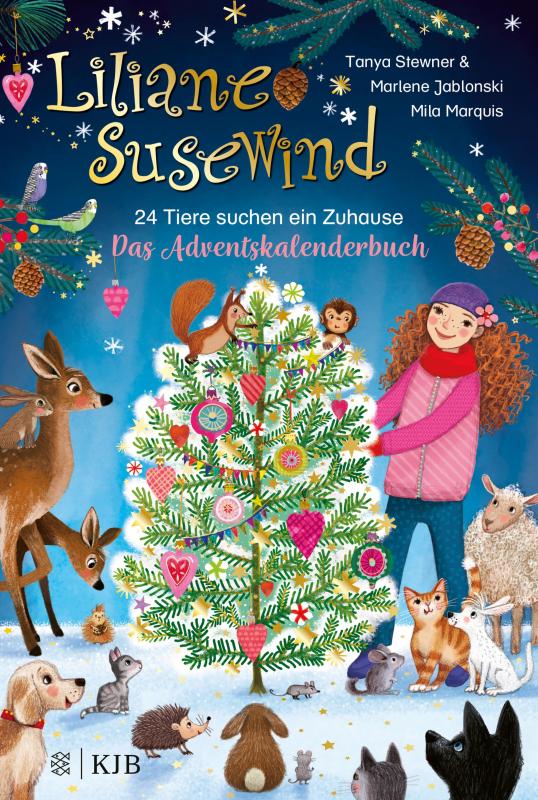 Cover-Bild Liliane Susewind – 24 Tiere suchen ein Zuhause. Das Adventskalenderbuch