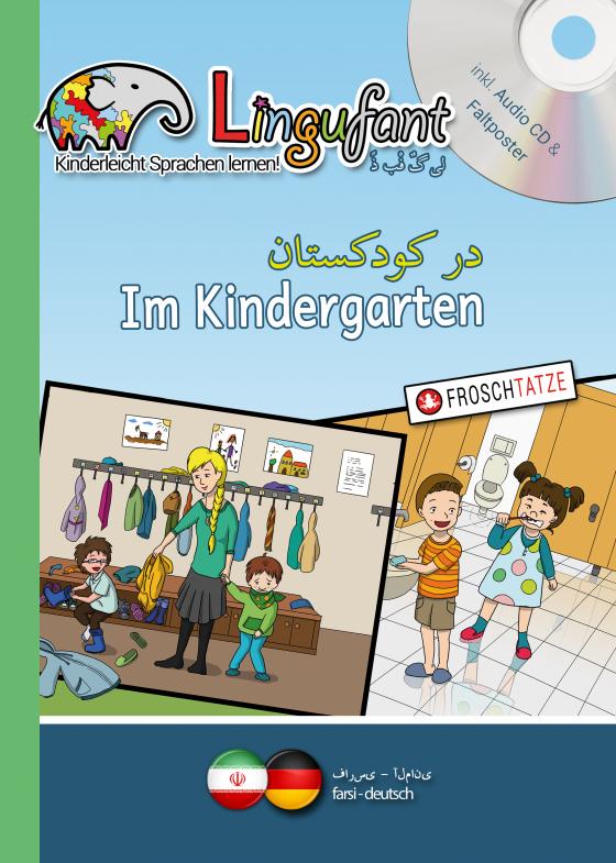 Cover-Bild Lingufant - Im Kindergarten – Farsi/Deutsch - mit CD