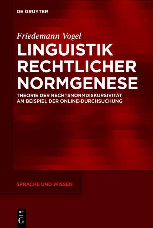 Cover-Bild Linguistik rechtlicher Normgenese