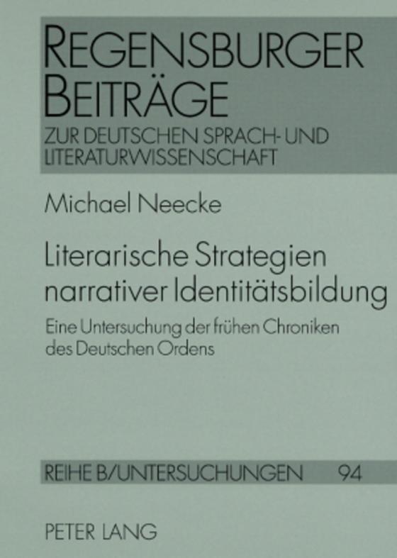 Cover-Bild Literarische Strategien narrativer Identitätsbildung