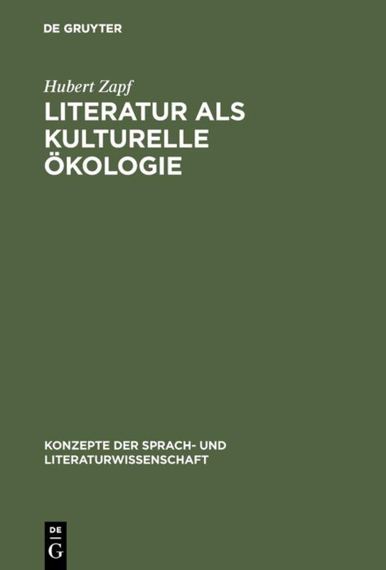 Cover-Bild Literatur als kulturelle Ökologie