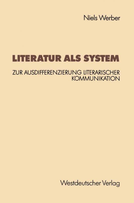 Cover-Bild Literatur als System