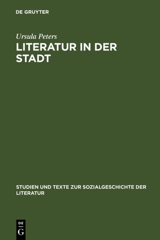 Cover-Bild Literatur in der Stadt