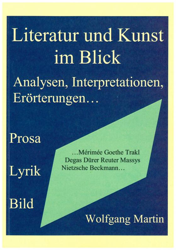 Cover-Bild Literatur und Kunst im Blick