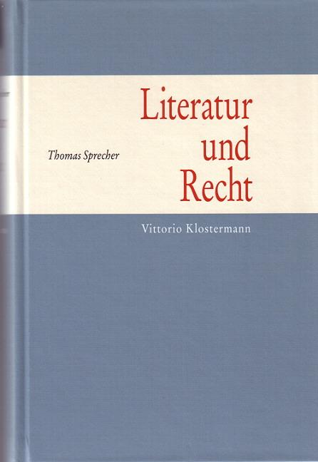Cover-Bild Literatur und Recht