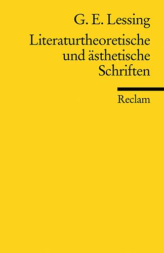 Cover-Bild Literaturtheoretische und ästhetische Schriften