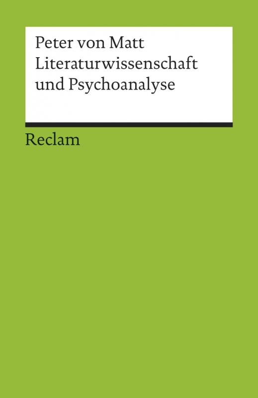 Cover-Bild Literaturwissenschaft und Psychoanalyse