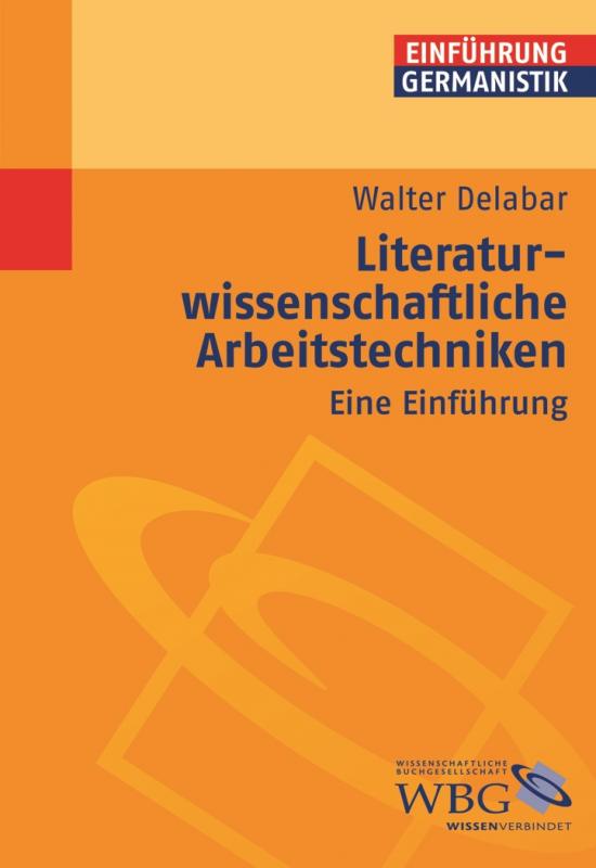 Cover-Bild Literaturwissenschaftliche Arbeitstechniken