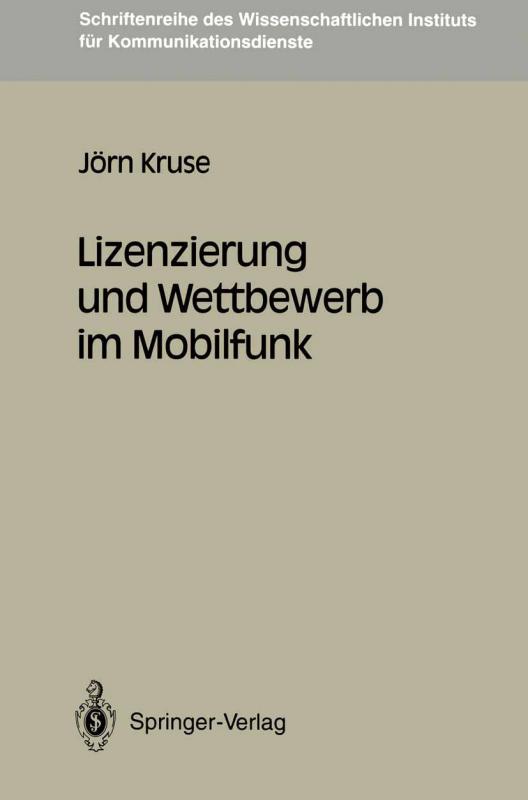 Cover-Bild Lizenzierung und Wettbewerb im Mobilfunk