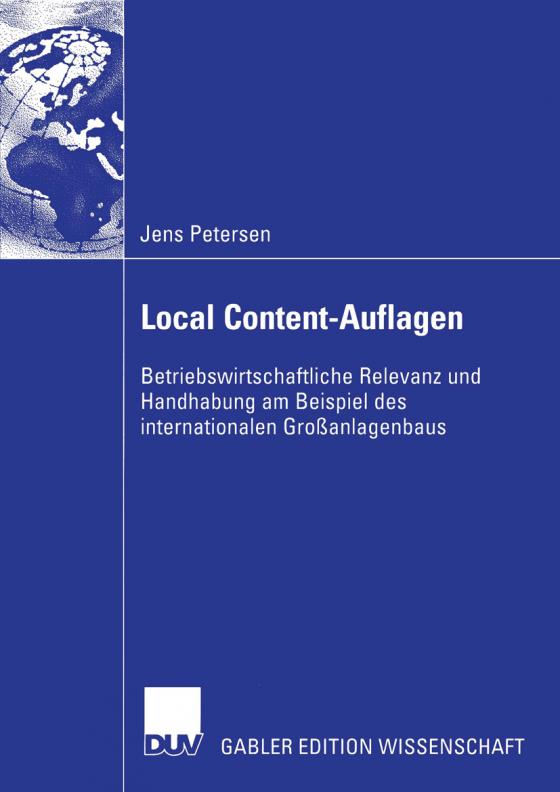 Cover-Bild Local Content-Auflagen