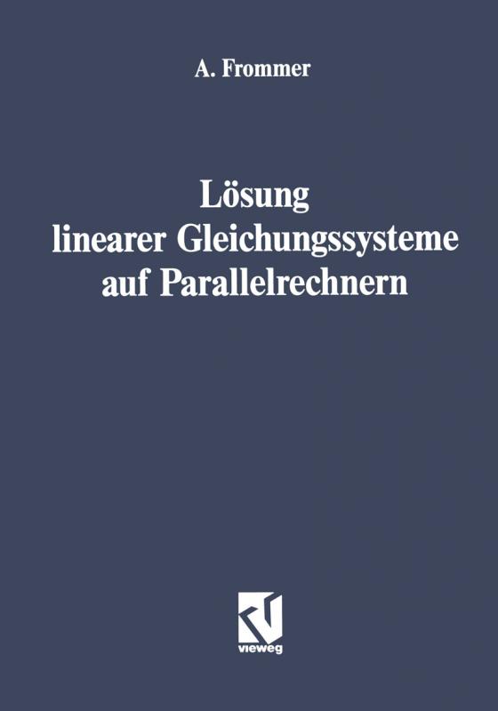 Cover-Bild Lösung linearer Gleichungssysteme auf Parallelrechnern