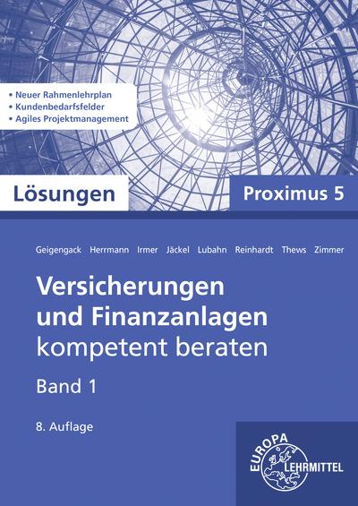 Cover-Bild Lösungen zu 22147 Versicherungen und Finanzanlagen, Band 1, Proximus 5