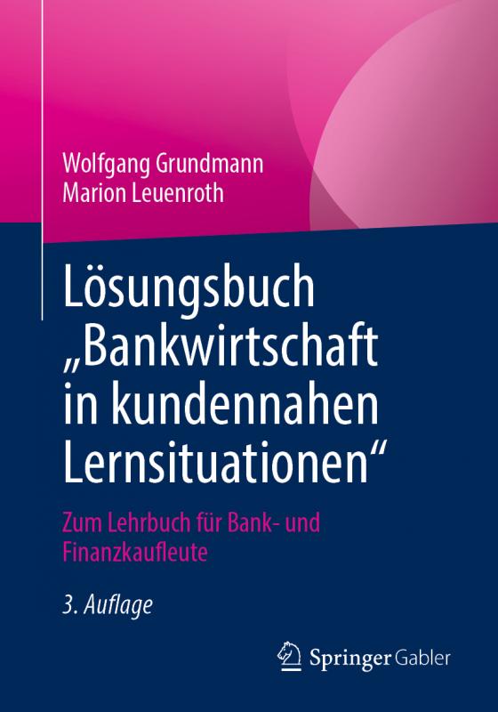 Cover-Bild Lösungsbuch „Bankwirtschaft in kundennahen Lernsituationen"