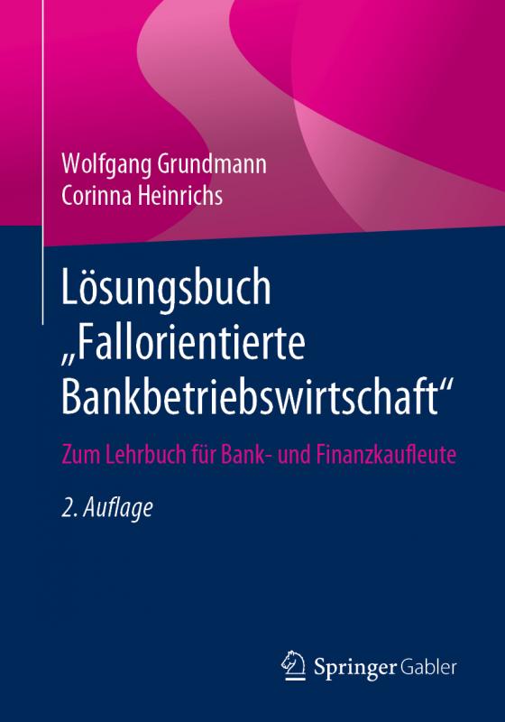 Cover-Bild Lösungsbuch „Fallorientierte Bankbetriebswirtschaft“