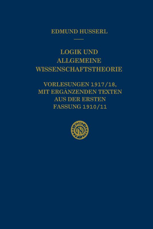 Cover-Bild Logik und Allgemeine Wissenschaftstheorie