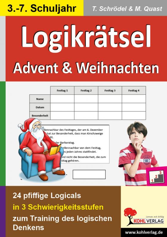 Cover-Bild Logikrätsel Advent & Weihnachten