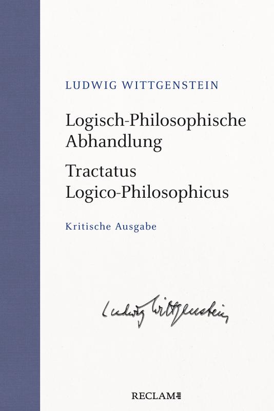 Cover-Bild Logisch-Philosophische Abhandlung. Tractatus Logico-Philosophicus