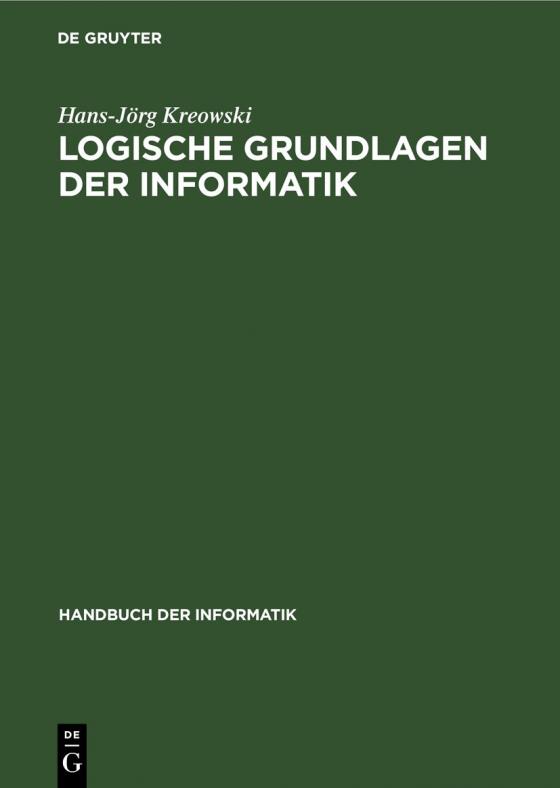 Cover-Bild Logische Grundlagen der Informatik