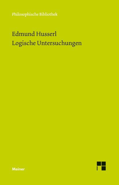 Cover-Bild Logische Untersuchungen