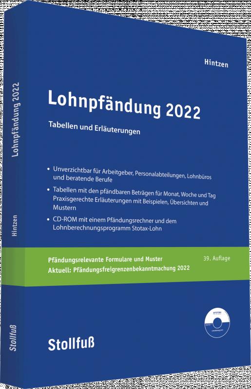 Cover-Bild Lohnpfändung 2022