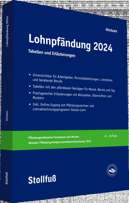 Cover-Bild Lohnpfändung 2024